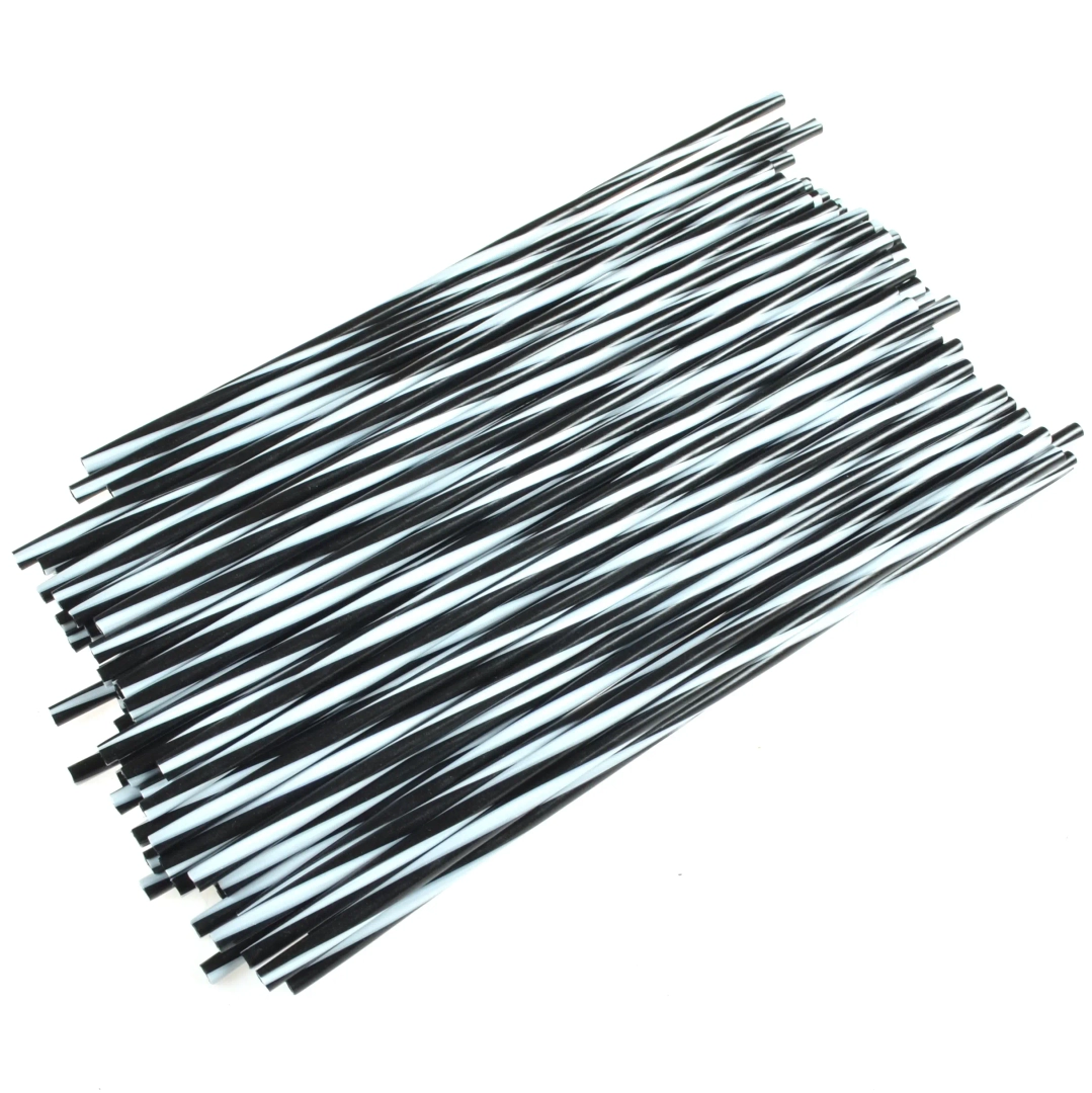 Nakładki na szprychy czarno białe 72 sztuki uniwersalne DPR Performance