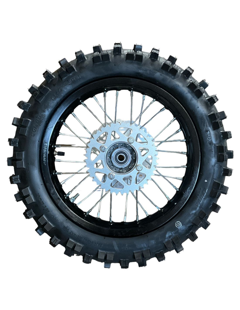 Koło 1.85x14 tył aluminiowe pitbike Kayo TT125 140 160 190 MRF Pitgang RXF