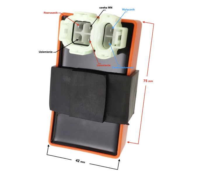 Moduł zapłonowy DC prąd stały do skuterów Kymco 4T