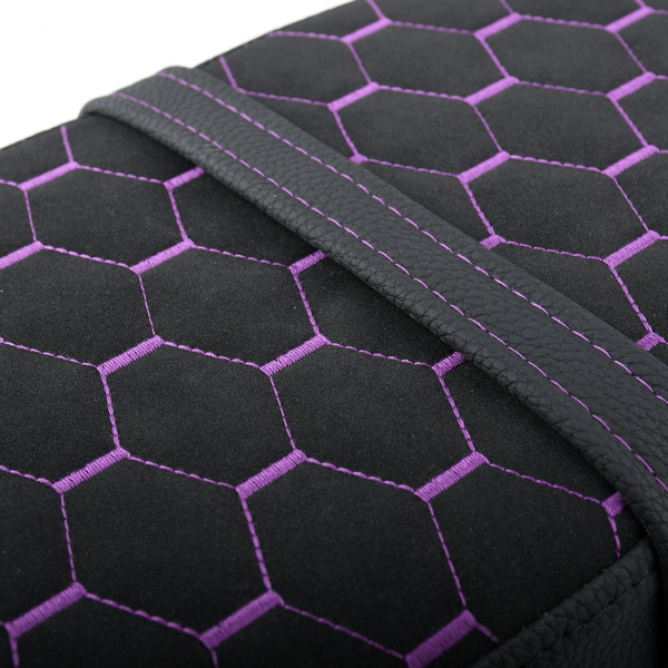 Siedzenie pikowane czarne + fioletowo czarne szwy Simson S50 S51 S70 DPR