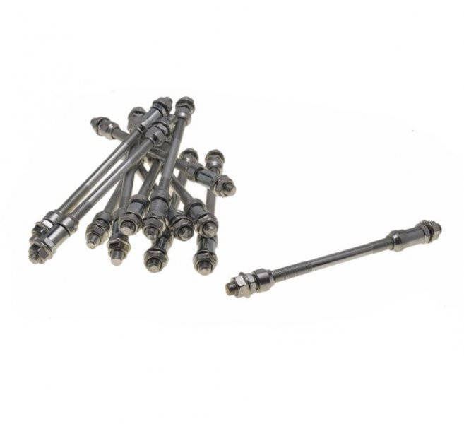 Oś rowerowa koła tył wolnobiegowa 185mm 10mm