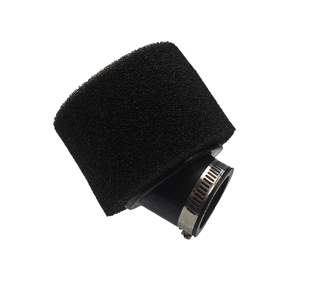 Filtr powietrza gąbkowy czarny 45mm/45° pitbike