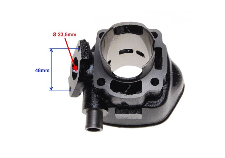 Cylinder 70ccm 47mm Yamaha Aprilla Malaguti F12