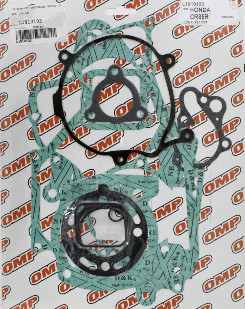 JR (OMP) komplet uszczelek silnika Honda CR85 2003-2004r.
