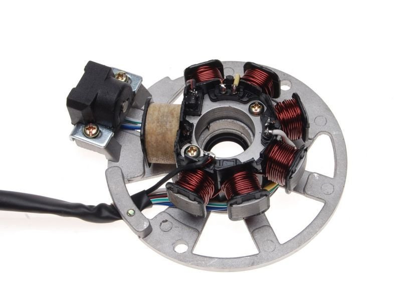 Stator iskrownik 7 cewek 6 przewodów 2t impulsator
