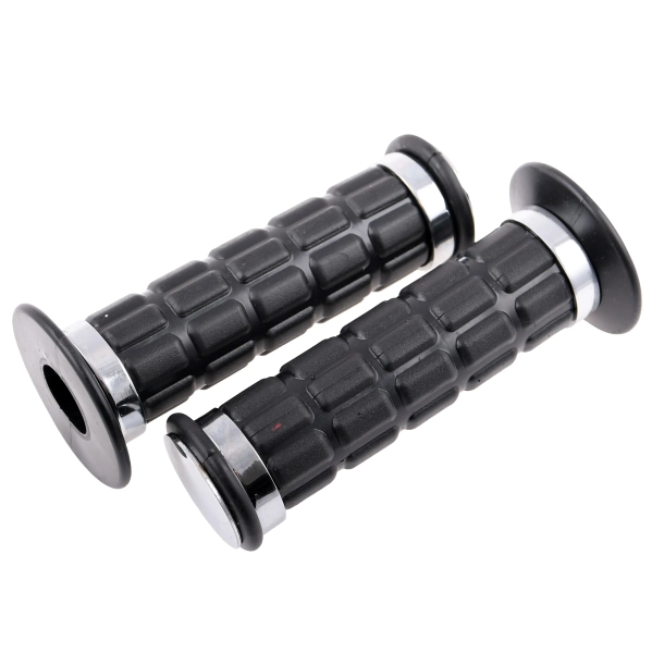 Gumy manetki czarne + chrom Simson S50, S51, S70, S53, S83, SR50, SR80