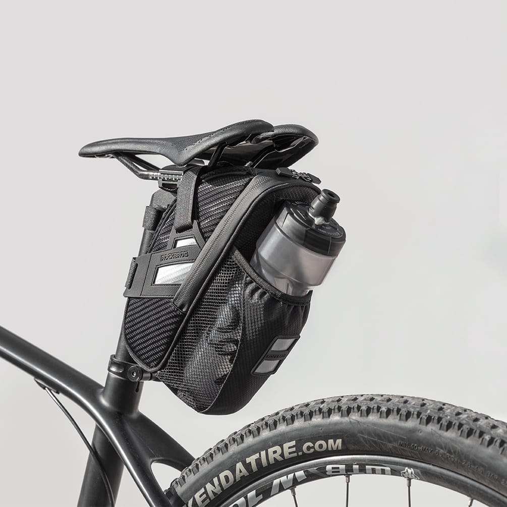 ROCKBROS Torba rowerowa podsiodłowa czarna (C35)