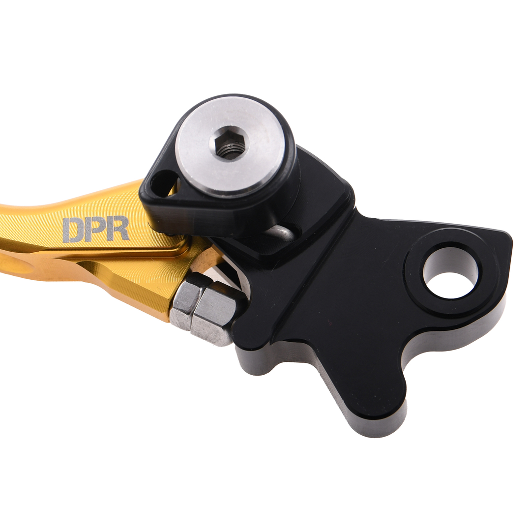 Dźwignia hamulca tarczowego złota aluminiowa Simson DPR Performance