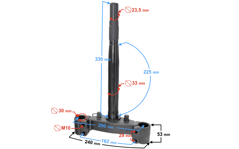 Sztyca półka zawieszenia do Barton Falcon 125 2 Barton Falcon 50