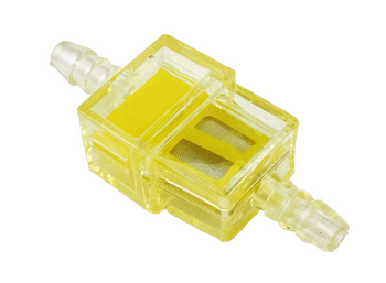 Filtr paliwa do wężyka 7mm uniwersalny typu Fast Flow żółty