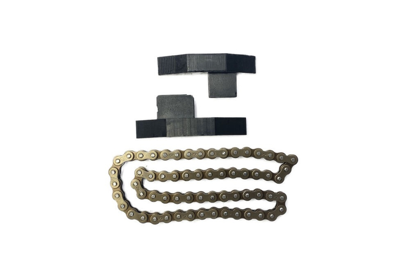 Łańcuszek rozrusznika + ślizgi dół quad atv 110 125 25H-62L 54/61mm