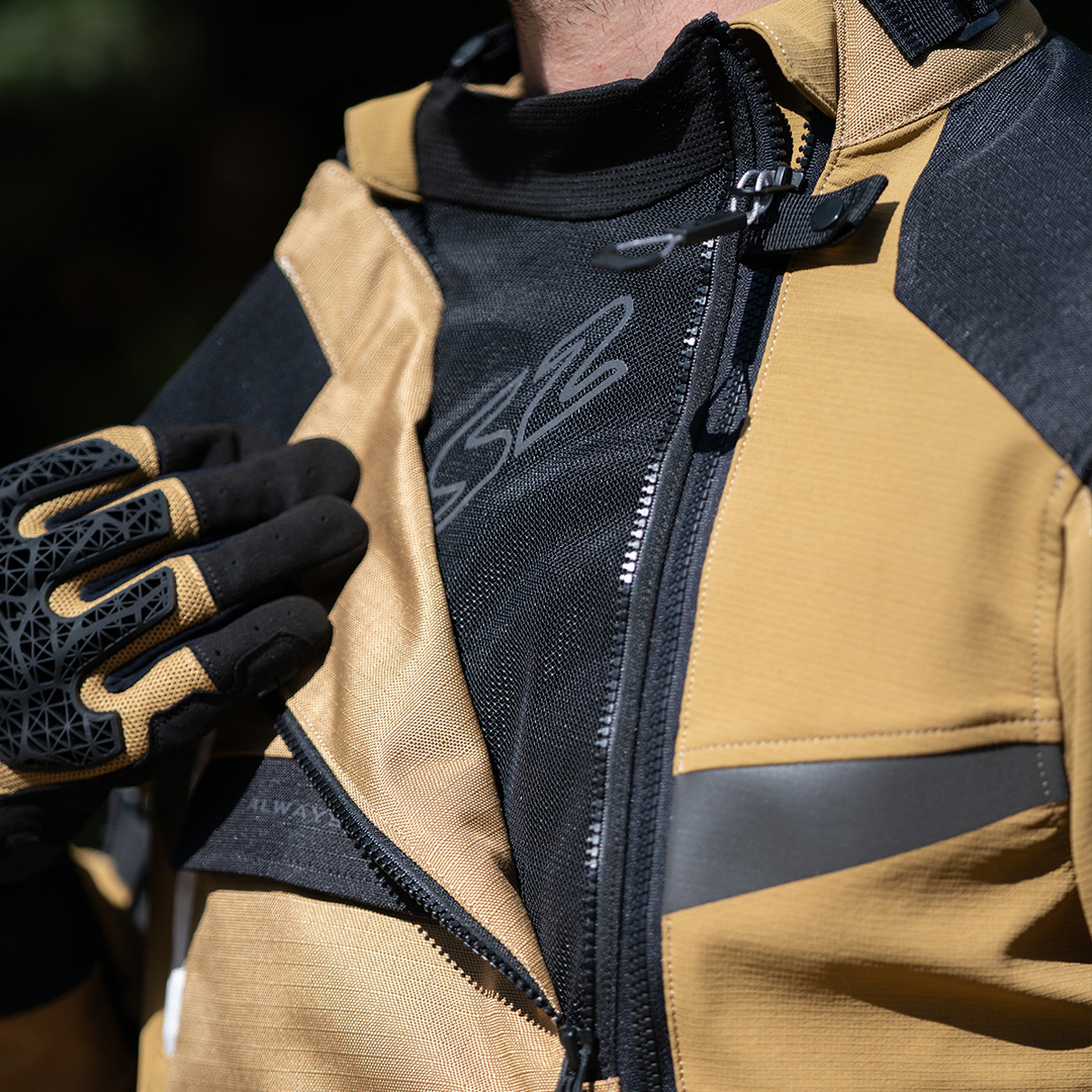 Kurtka motocyklowa męska LS2 X-Master Man Sand Black Grey