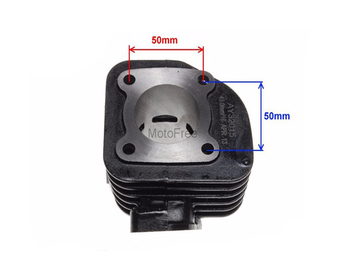 Cylinder 60ccm 43mm 2t keeway cpi zipp longija