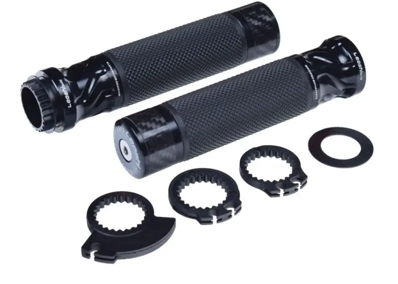 Manetki kierownicy gumy leoshi carbon rolgaz 22mm