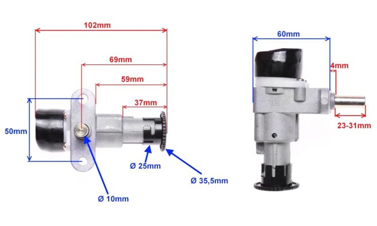 Stacyjka zamek korek kpl keeway focus fact longija