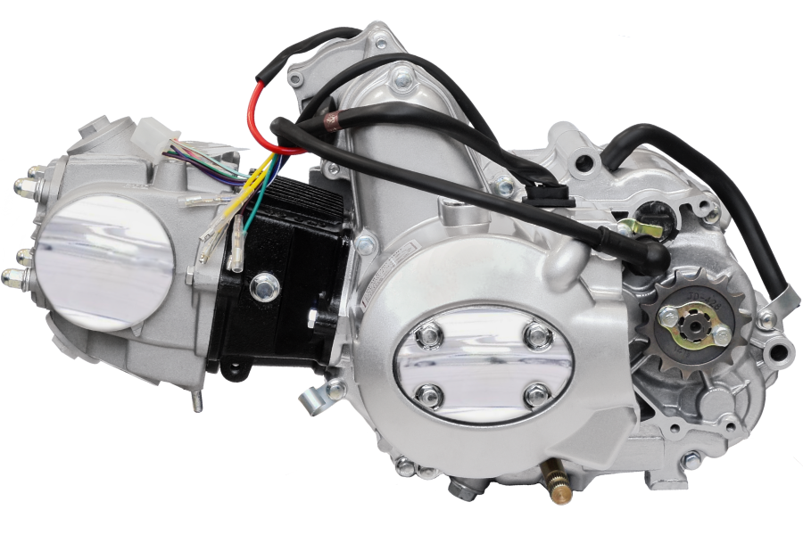 Silnik poziomy 139FMB, 50cc 4T, 4-biegowy manual, srebrny