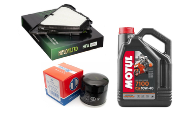 Filtr oleju powietrza olej Motul 10w40 Kawasaki Z1000 KLZ1000 Ninja 1000 SX