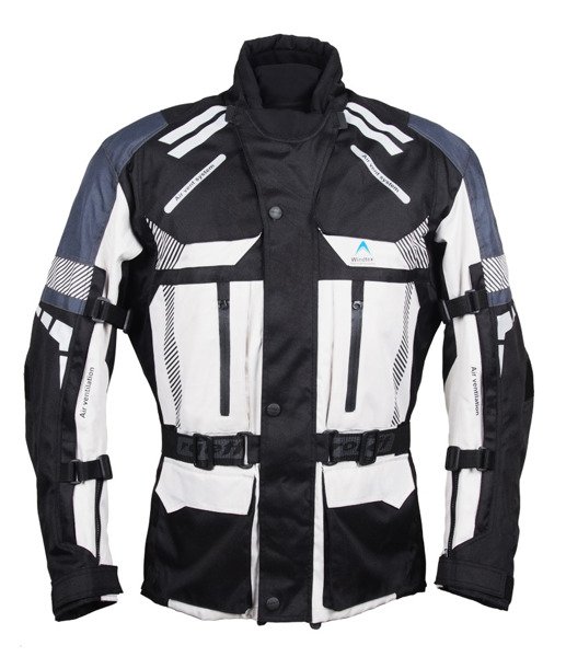 Roleff kurtka motocyklowa męska długa membrana Wind-Tex podpinka termiczna