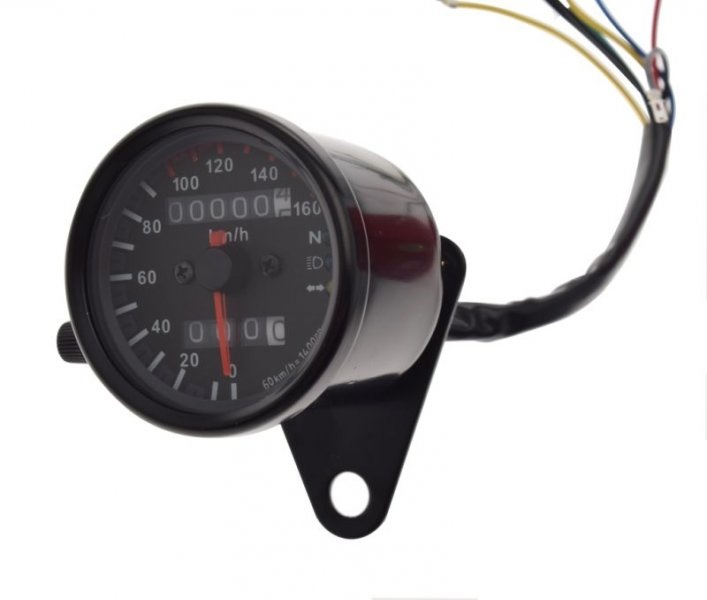 Licznik prędkościomierz uniwersalny 0-160 km/h podświetlenie kontrolki
