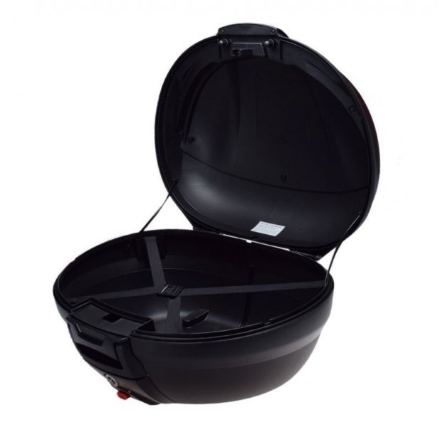 Kufer k-max z płytą montażową czarno biały 50l