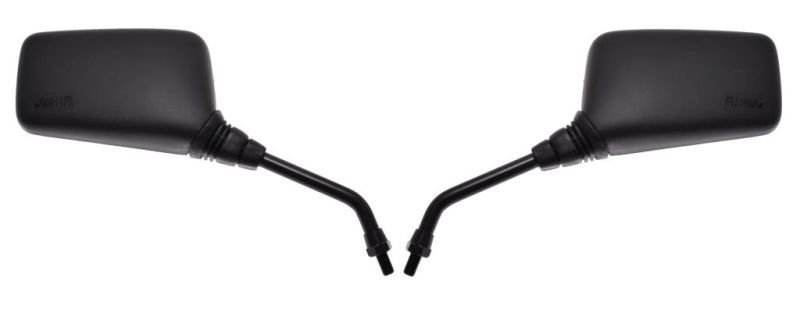 Lusterko trapez czarne uniwersalne m10