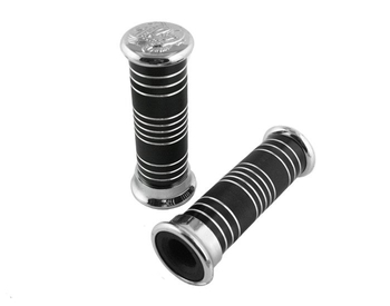 Manetka manetki metal ryflowane czarne 22mm