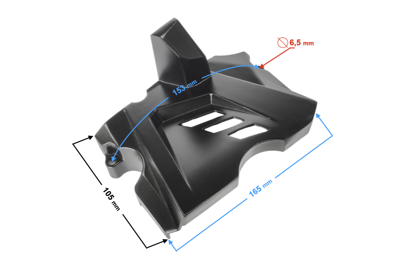 Pokrywa zębatki do motocykla Barton Classic 125