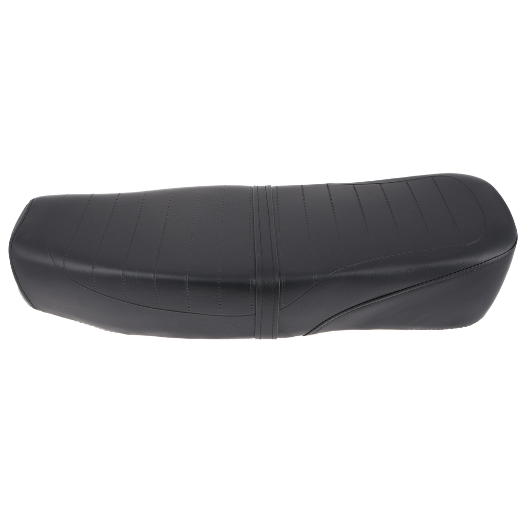 Siedzenie pikowane czarne z paskiem Simson S51 Enduro DPR Classic