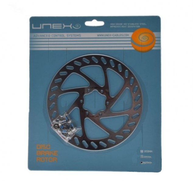 Tarcza hamulca rowerowa unex 160 mm przód tył