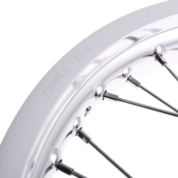 Koło jezdne 2,15x16 Simson S51 alu szprychy chrom DPR