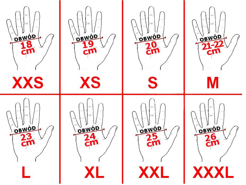 Rękawice motocyklowe letnie przewiewne krótkie czarne cross enduro street