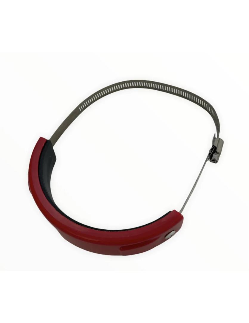 Osłona końcówki wydechu czerwona pitbike MRF 120 140 Kayo 125 140 Pitgang