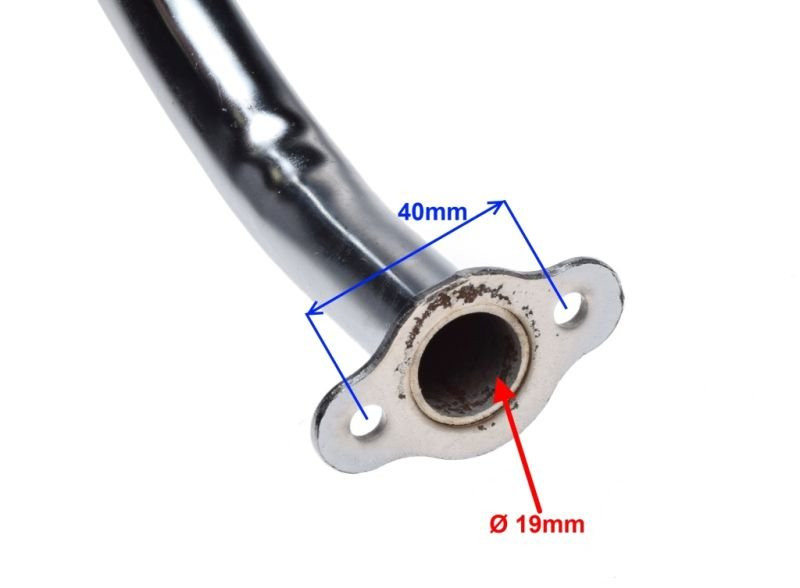 Tłumik do silnika rowerowego 2T wewnątrz 19mm