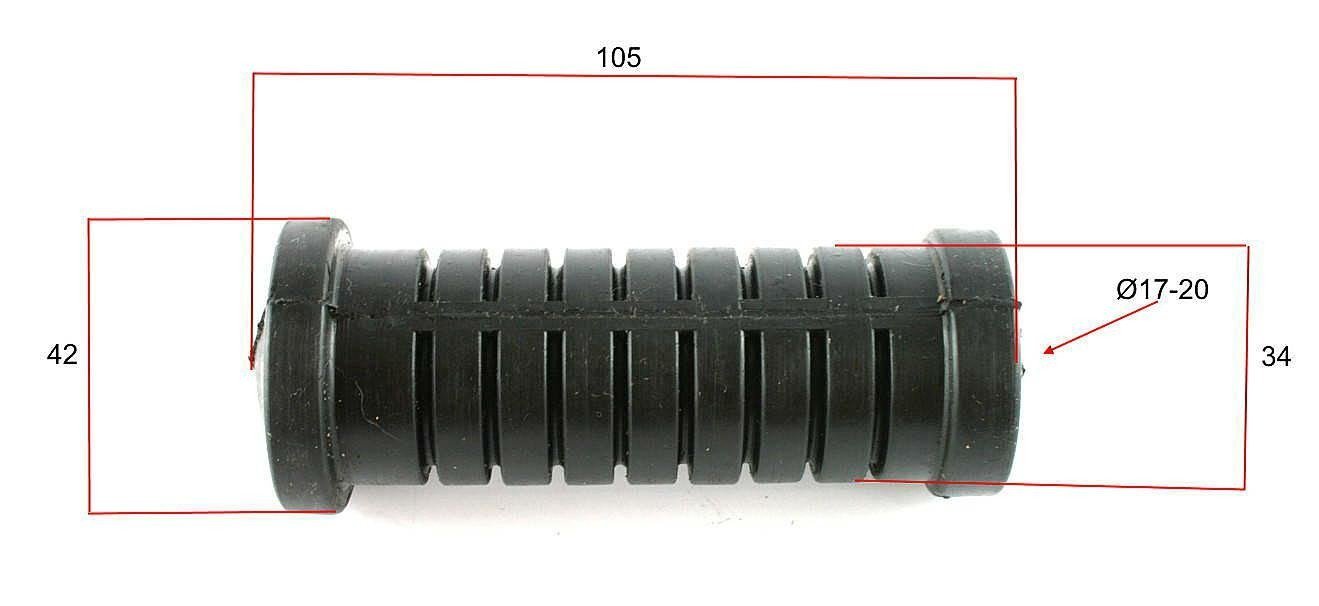 Guma podnóżka podnóżek nowy typ 1 Simson S50 S51 Enduro