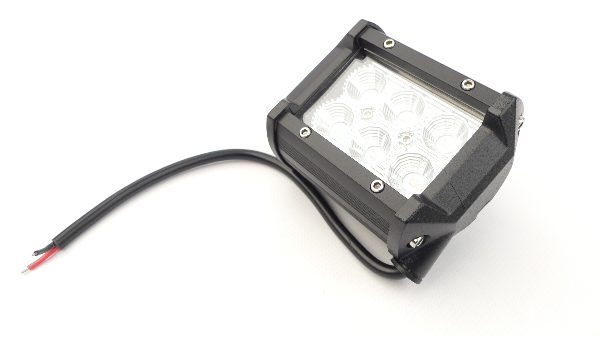 Lampa robocza halogen flood 6led 18w 1800lm 4x4
