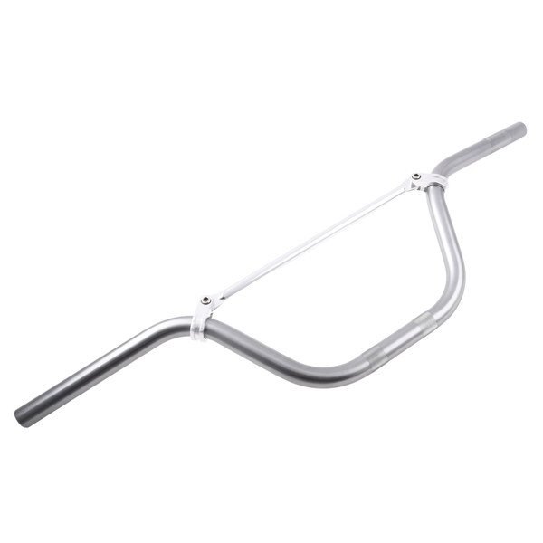 Kierownica z poprzeczką uniwersalna titanium połysk 22mm 71,5cm Racing Force