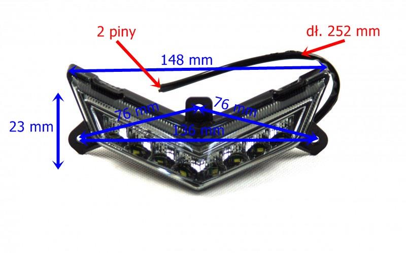 Lampa pozycyjna przednia Led skuter Barton B-Max