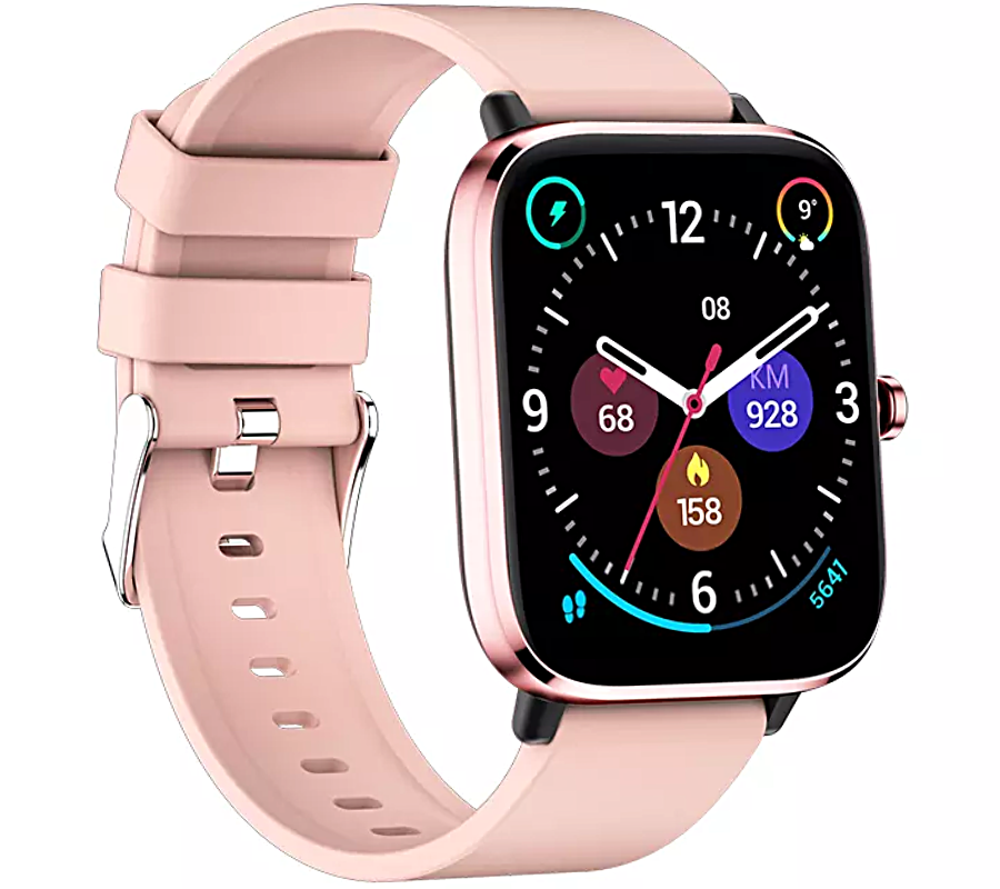 Smartwatch zegarek Rubicon RNCE79 różowy pasek silikonowy