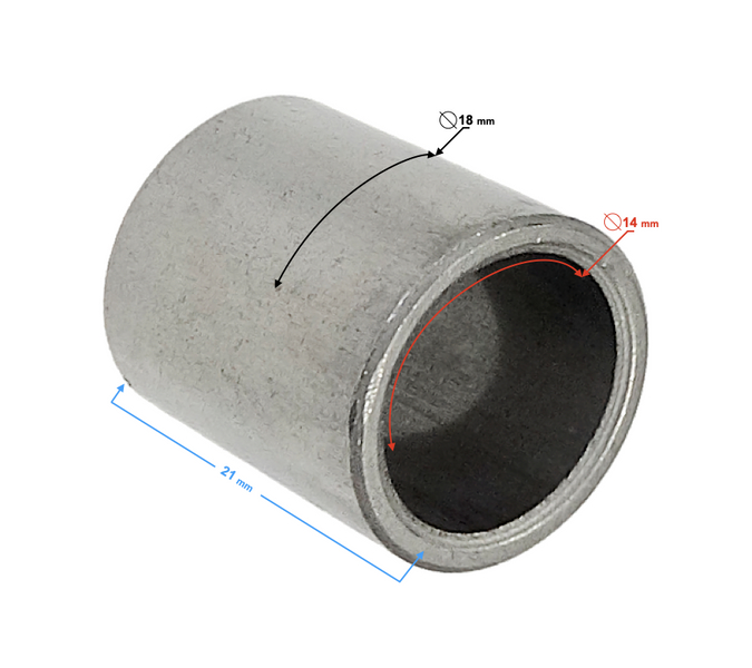 Tuleja półksiężyca skuter 4T Gy6 Barton Junak Zipp