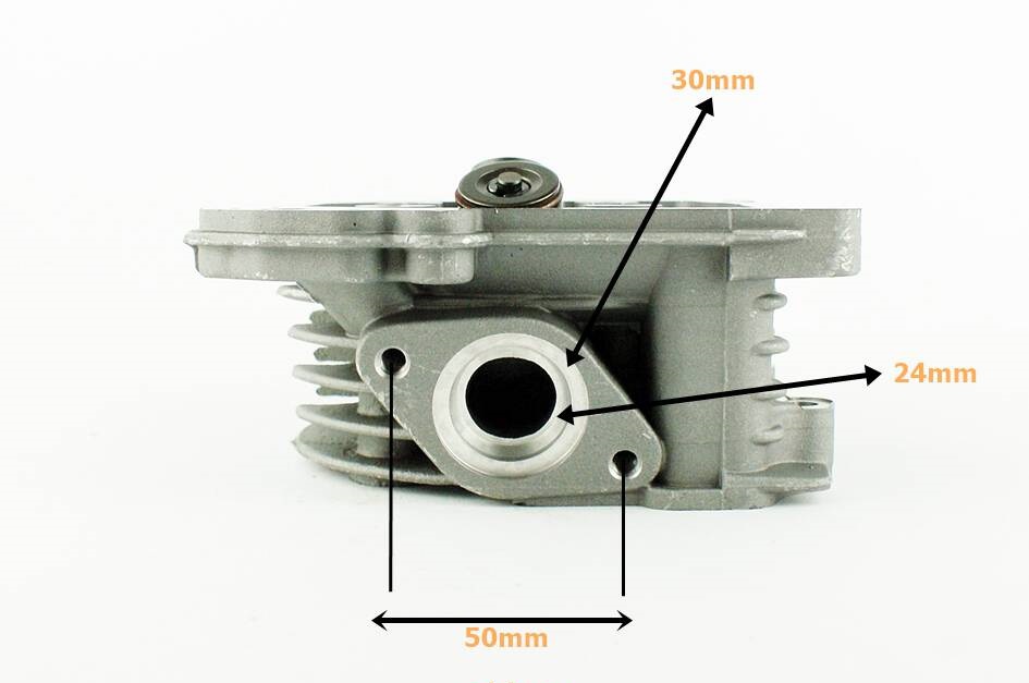 Cylinder głowica 4T GY6 90ccm 50mm odpowietrzenie