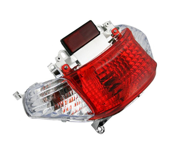 Lampa tył białe kierunki żarówki skuter 4T Quest