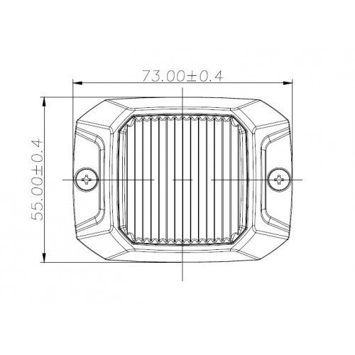 Lampa stroboskopowa 4LED 10W 12-24V R65 R10