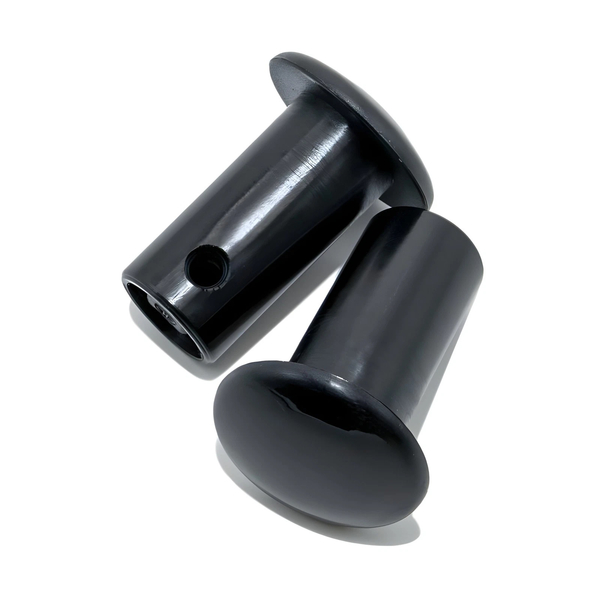 Zaślepki kierownicy czarne 2 sztuki Simson KR51 MZ TS MZA