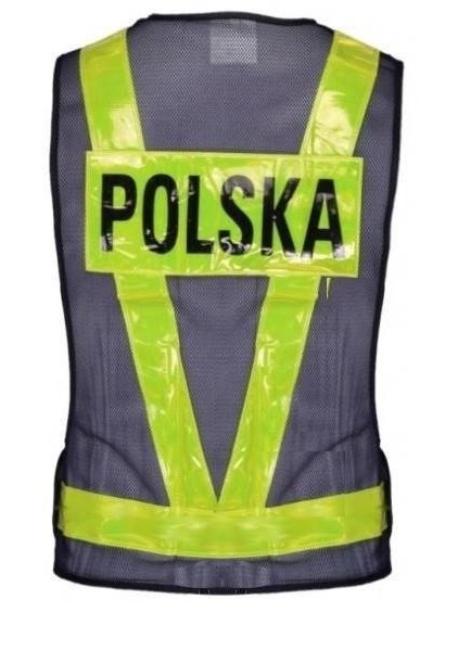 Kamizelka odblaskowa siatkowa szelki Polska