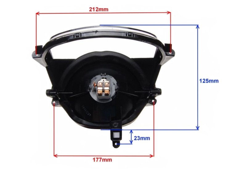 Nowa lampa przód reflektor homologacja piaggio zip