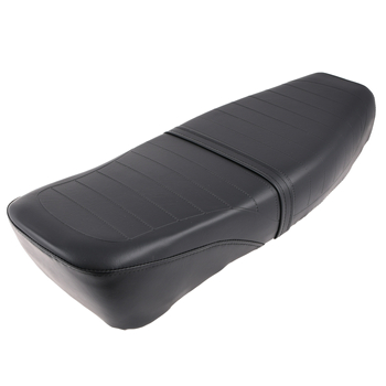 Siedzenie pikowane czarne z paskiem Simson S51 Enduro DPR Classic