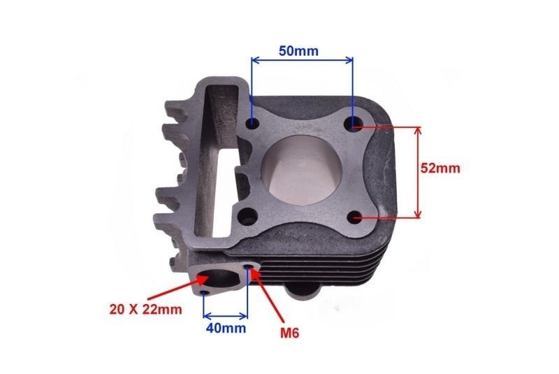 Cylinder kompletny piaggio zip 50ccm 4t 39,00mm