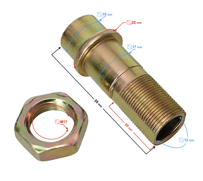 Tuleja dystans do osi koła tylnego Barton Ranger Classic