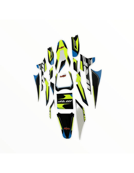 Okleina komplet naklejek pitbike MRF 120 RC 2020