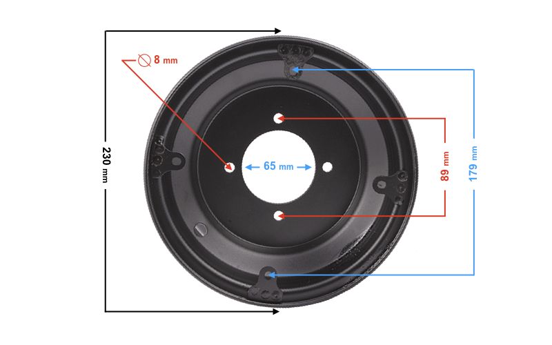 Felga 8 cali quad atv Barton 125-9 i 125-X